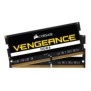 Corsair Vengeance CMSX32GX4M2A2400C16, 32 Go, 2 x 16 Go, DDR4, 2400 MHz, 260-pin SO-DIMM, Noir