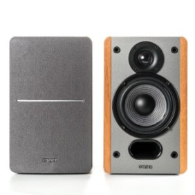 Edifier P12, Avec fil, 20 W, 55 - 20000 Hz, 6 Ohm, Gris, Bois