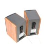 Edifier P12, Avec fil, 20 W, 55 - 20000 Hz, 6 Ohm, Gris, Bois