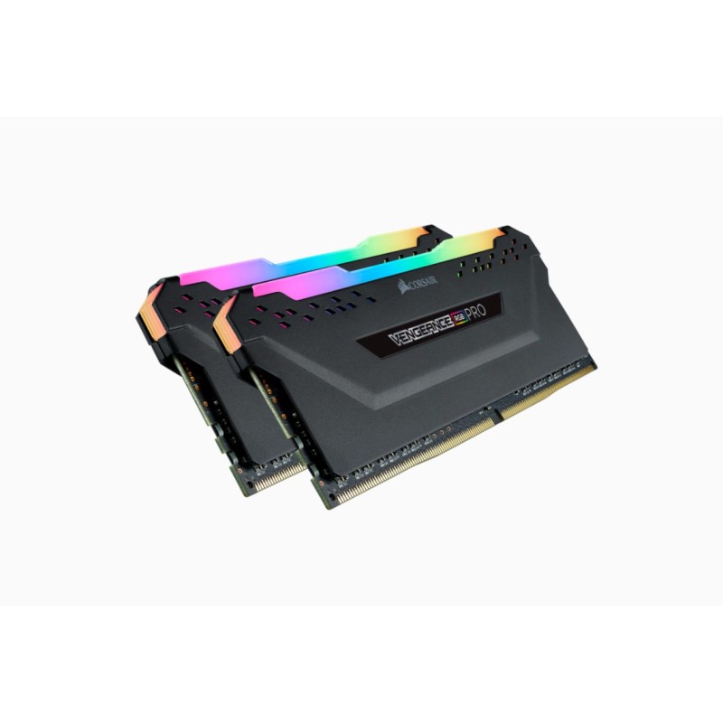 Corsair Vengeance RGB Pro , 32 Go, 2 x 16 Go, DDR4, 3200 MHz, 288-pin DIMM, Noir