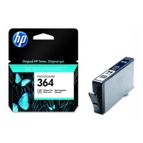 HP 364, Rendement standard, Photo noire, Encre à colorant, 1 pièce