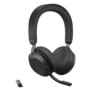 Jabra Evolve2 75, Sans fil, BureauCentre d'appels, 20 - 20000 Hz, 197 g, Casque, Noir