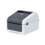 Brother TD-4210D - Imprimante d'étiquettes professionnelle, Thermique directe, 203 x 203 DPI, 203 mmsec, Avec fil, Gris, Blanc