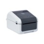 Brother TD-4210D - Imprimante d'étiquettes professionnelle, Thermique directe, 203 x 203 DPI, 203 mmsec, Avec fil, Gris, Blanc
