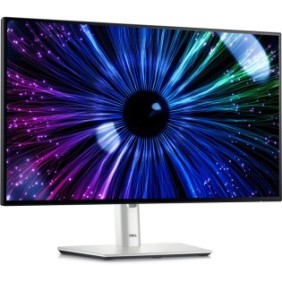 Dell UltraSharp U2424HE, 60,5 cm 23.8", 1920 x 1080 pixels, Full HD, LCD, 8 ms, Noir, Argent