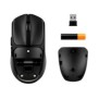 Kingston HyperX Pulsefire Fuse - Souris de jeu sans fil , Ambidextre, Optique, RF sans fil + Bluetooth, 12000 DPI, Noir