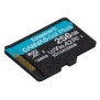 Kingston Carte microSDXC Canvas Go Plus Gen4 200 Mos A2 U3 V30 256 Go + adaptateur, 256 Go, MicroSD, Classe 10, UHS-I, 200 Mos, 160 Mos