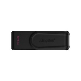 Kingston DataTraveler 64GB Portable USB 3.2 Gen 1 Exodia S NoirNoir, 64 Go, USB Type-A, 3.2 Gen 1 3.1 Gen 1, Pivotant, 8,32 g, Noir