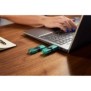 Kingston DataTraveler 128 Go USB-A + USB-C 3.2 Gen 1 DuoG2, 128 Go, USB Type-A USB Type-C, 3.2 Gen 1 3.1 Gen 1, Casquette, 10 g, Noir, Vert