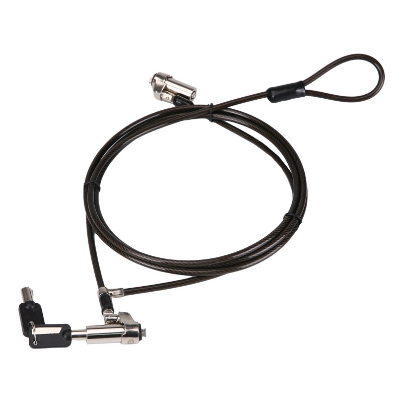 Conceptronic CUSTODIO02BNTM, 1,8 m, Nano, 2 clés, Noir