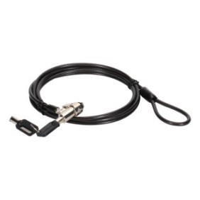 Conceptronic CUSTODIO02BSM, 1,8 m, 2 clés, Noir