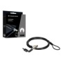 Conceptronic CUSTODIO02BSM, 1,8 m, 2 clés, Noir