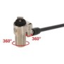 Conceptronic CUSTODIO02BSM, 1,8 m, 2 clés, Noir