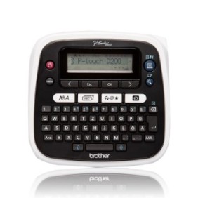 Brother PT-D200BWVP, TZe, Transfert thermique, 180 x 180 DPI, 20 mmsec, Gris, Blanc