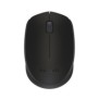 Logitech M171, Ambidextre, Optique, RF sans fil, 1000 DPI, Noir, Gris