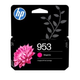 HP 953 Cartouche d’encre magenta authentique, Standard, Magenta, Encre à pigments, 9 ml, 1 pièce, Paquet unique