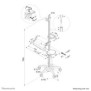 Neomounts FPMA-MOBILE1800 Station de travail mobile 10-27", Argent, Panier multimédia, Aluminium, 6 kg, 25,4 cm 10", 68,6 cm 27