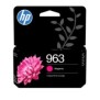 HP 963 Cartouche d'encre magenta authentique, Rendement standard, Magenta, Encre à pigments, 10,77 ml, 1 pièce, Paquet unique
