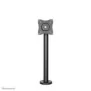 Neomounts NS-DPOS100BLACK Support de bureau pour écran à poser 10-32" - à visser, Boulon traversant, 15 kg, 25,4 cm 10", 81,3 cm 32", 100 x 100 mm, Noir