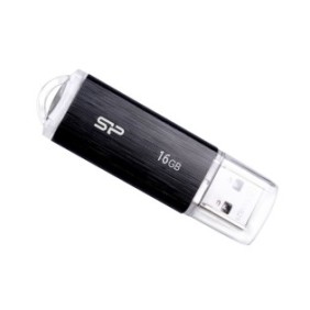 Silicon Power Ultima U02, 16 Go, USB Type-A, 2.0, Casquette, 8 g, Noir