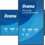 Iiyama LH4366UHSB-B1AG, Écran plat de signalisation numérique, 109,2 cm 43", LCD, 3840 x 2160 pixels, Wifi, 247