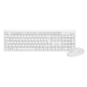 LogiLink ID0104W, Taille réelle 100 %, Sans fil, USB, Blanc, Souris incluse