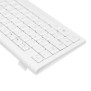 LogiLink ID0104W, Taille réelle 100 %, Sans fil, USB, Blanc, Souris incluse