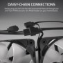 Corsair RS120 ARGB, Ventilateur, 12 cm, 420 trmin, 2100 trmin, Blanc