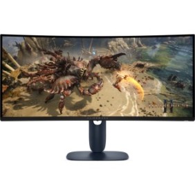 Dell Alienware AW3425DWM, 86,4 cm 34", 3440 x 1440 pixels, Wide Quad HD, LCD, 4 ms, Noir, Bleu