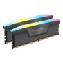 Corsair Vengeance RGB CMH16GX5M2B5600Z40, 16 Go, 1 x 16 Go, DDR5, 5600 MHz, 288-pin DIMM, Gris