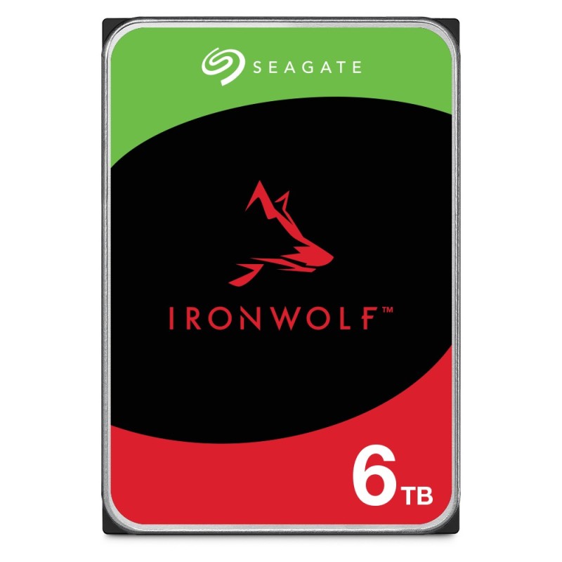 Seagate IronWolf ST6000VN006, 6 To, 5400 trmin, 256 Mo, 3.5", Série ATA III