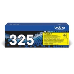 Brother TN-325Y - Cartouche de toner originale – Jaune, 3500 pages, Jaune, 1 pièce