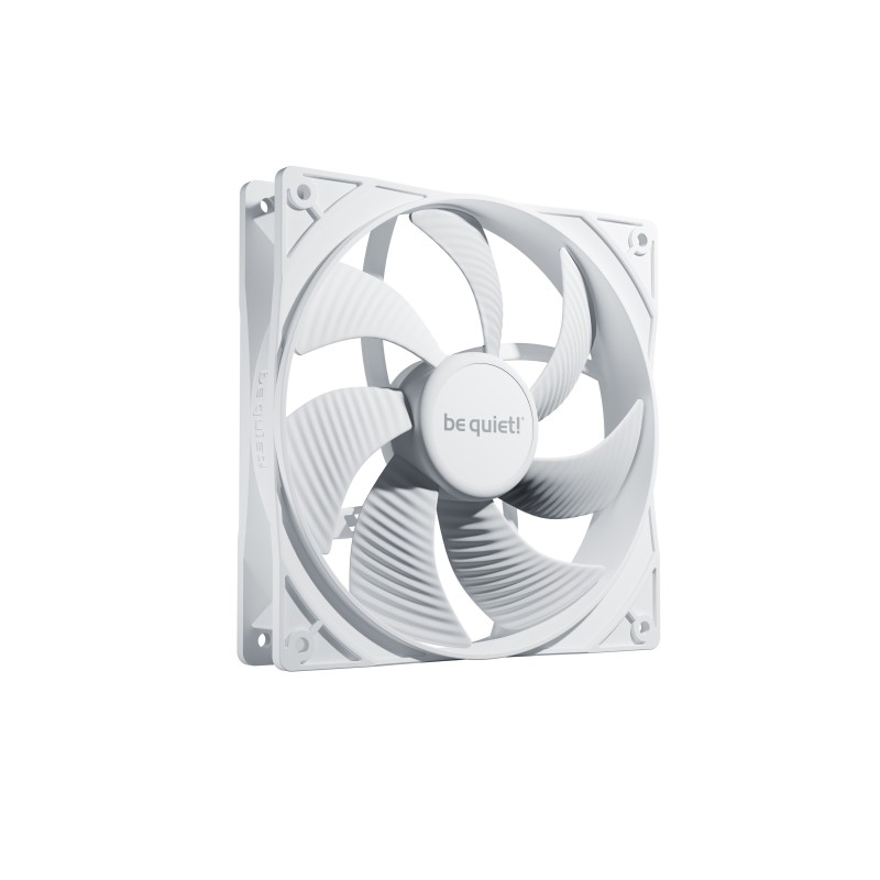 Be Quiet! Pure Wings 3 140 mm PWM | Ventilateur PC White, Ventilateur, 14 cm, 1200 trmin, 97,5 m³h, Blanc