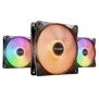 Be Quiet! Light Wings LX 120 mm PWM | Ventilateur PC ARGB, Pack de 3, Ventilateur, 12 cm, 1600 trmin, 87,5 m³h, Noir