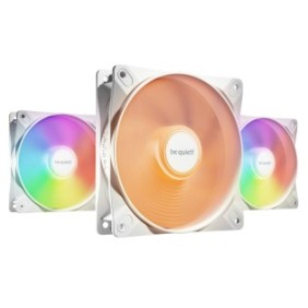 Be Quiet! Light Wings LX 120 mm PWM | Ventilateur PC ARGB White, Pack de 3, Ventilateur, 12 cm, 1600 trmin, 87,5 m³h, Blanc