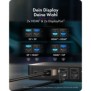 ICY BOX IB-DK2255AC, Avec fil, USB 3.2 Gen 2 3.1 Gen 2 Type-C, 96 W, 3,5 mm, 10,100,1000 Mbits, Noir