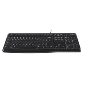 Logitech K120 for Business, Taille réelle 100 %, Avec fil, USB, QWERTY, Noir