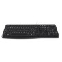 Logitech K120 for Business, Taille réelle 100 %, Avec fil, USB, QWERTY, Noir