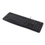 Logitech K120 for Business, Taille réelle 100 %, Avec fil, USB, QWERTY, Noir
