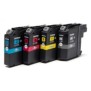 Brother LC123VALBP - Pack de cartouches d'encre originales, Noir, Cyan, Magenta, Jaune, 4 pièce, 600 pages, 600 pages, Multi pack
