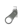 Silicon Power Mobile C80, 16 Go, USB Type-A USB Type-C, 3.2 Gen 1 3.1 Gen 1, Sans capuchon, 8 g, Titane