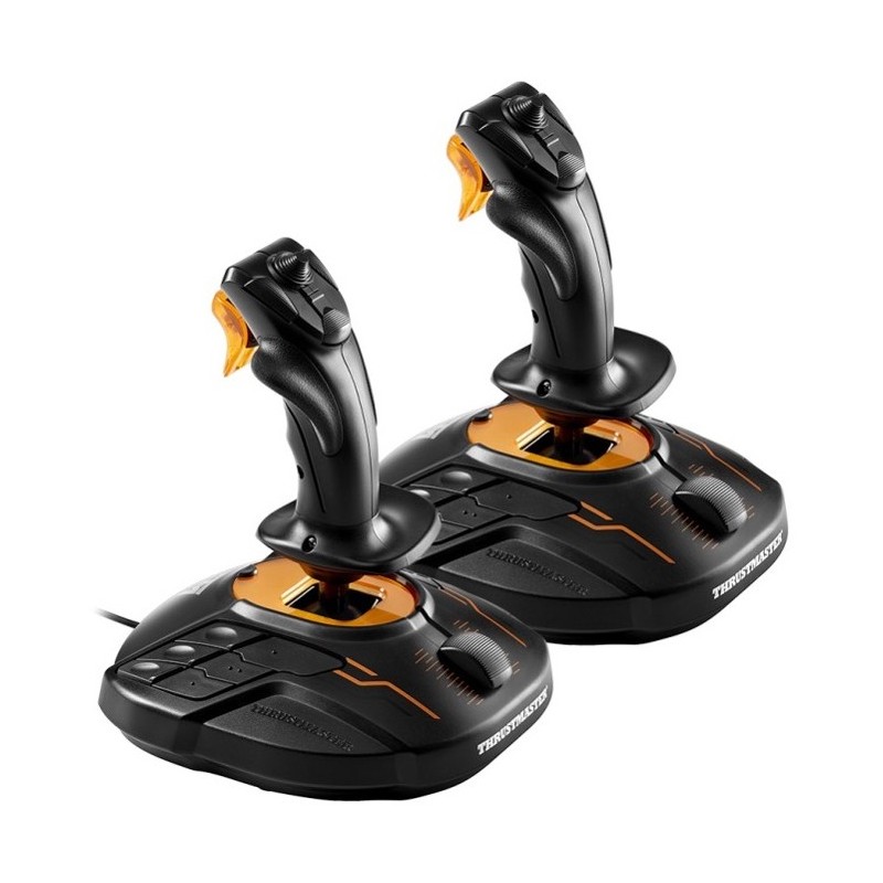 ThrustMaster T.16000M FCS SPACE SIM DUO, Joystick, PC, Croix directionnelle, AnalogiqueNumérique, Avec fil, USB