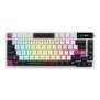 ASUS ROG Azoth X, 75%, Avec fil &sans fil, USB + RF Wireless + Bluetooth, Clavier mécanique, LED RGB, Noir, Blanc