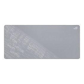 ASUS ROG Scabbard II Arctic Gray XXL, Gris, Motif, Vêtement, Caoutchouc, Base antidérapante, Tapis de souris de jeu