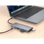Conceptronic DONN06G, Avec fil, USB 3.2 Gen 1 3.1 Gen 1 Type-C, 100 W, 10,100,1000 Mbits, Gris, MicroSD , MicroSDHC, MicroSDXC, SD, SDHC, SDXC