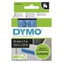 Dymo D1 étiquettes autocollantes authentiques | rouleau 9 mm x 7 m | impression en noir sur fond bleu | pour étiqueteuses LabelManager, Noir sur bleu, Polyester, Belgique, -18 - 90 C, DYMO, LabelManager, LabelWriter 450 DUO
