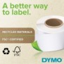 Dymo LW grandes étiquettes d'adresse autocollantes authentiques | 36 mm x 89 mm | impression en noir sur fond blanc | 2 rouleaux de 260 étiquettes 520 étiquettes | pour les étiqueteuses LabelWriter, Blanc, Imprimante d'étiquette adhésive, Papier