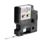 Dymo Rhino Étiquettes en vinyle industrielles | 9 mm x 5,5 m | autocollantes impression en noir sur fond blanc | pour étiqueteuses Rhino et LabelManager, Noir sur blanc, Multicolore, Vinyl, -40 - 80 C, UL 969, DYMO