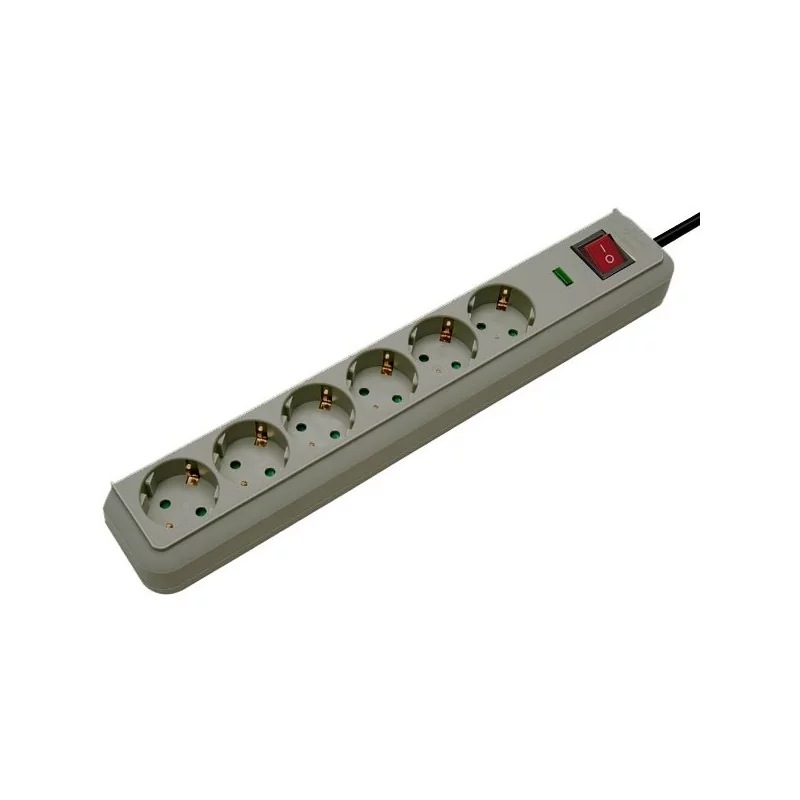 Brennenstuhl 1159750015, 6 sortie CA, 16 A, 4500 A, Gris, 1,5 m