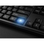 Kensington KM270 EQ KM270 EQ Kit clavier + souris sans fil rechargeable, Sans fil, RF sans fil + Bluetooth, Clavier à membrane, QWERTZ, Noir, Souris incluse